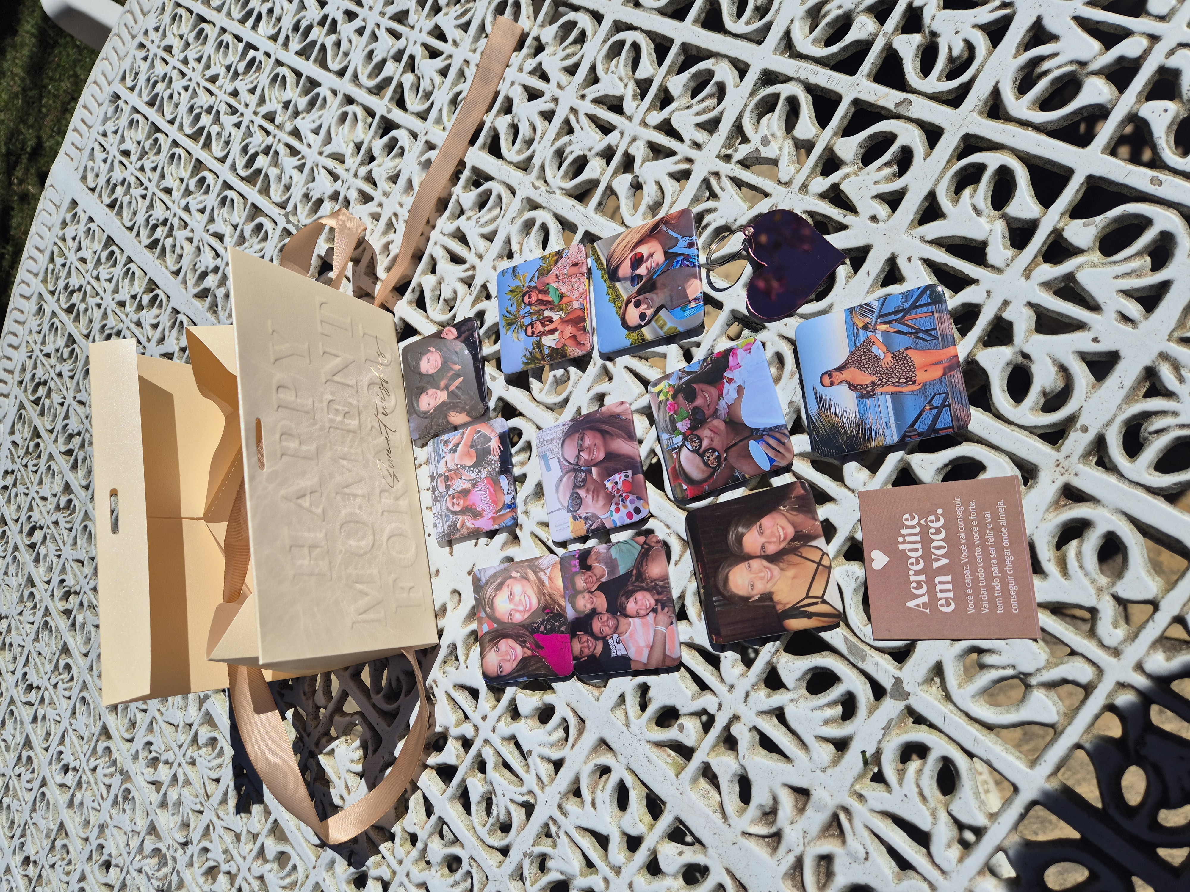 Kit 10 Unid. Ímãs e Bottons personalizados - Decoração afetiva