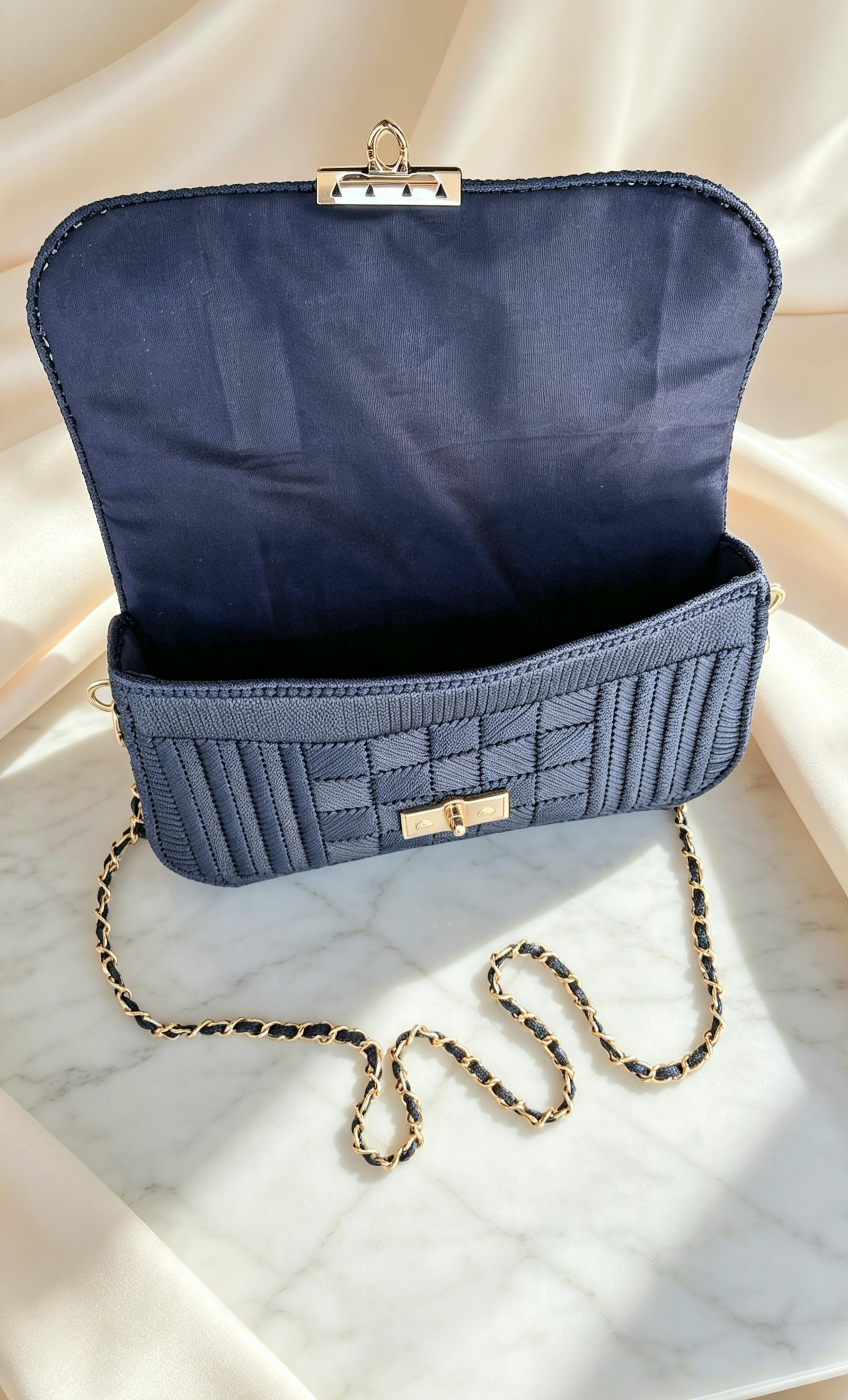 Bolsa na tela