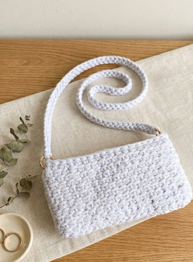 Bolsas em.fio de malha