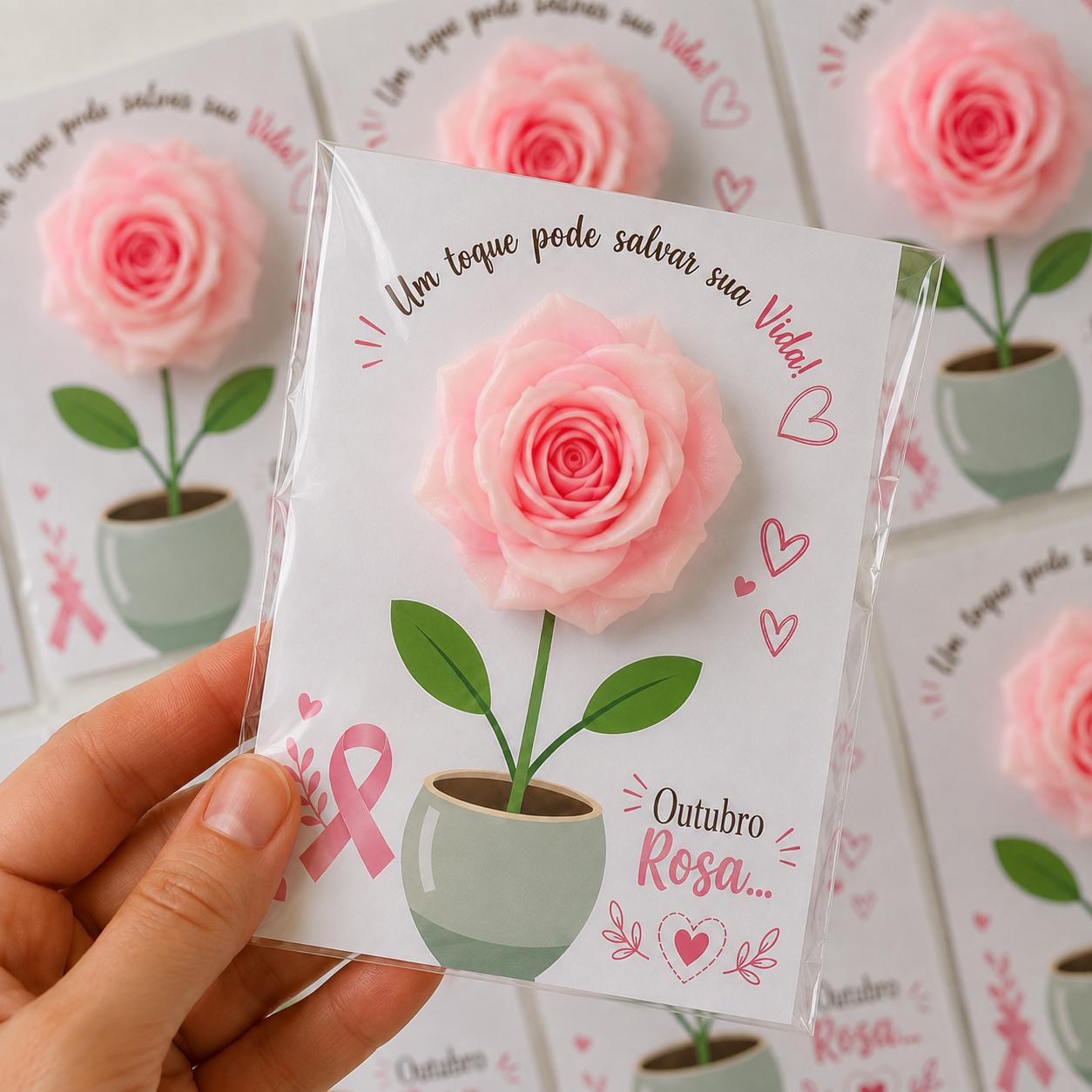Cartões para Velas e sabonetes artesanais 10x8cm
